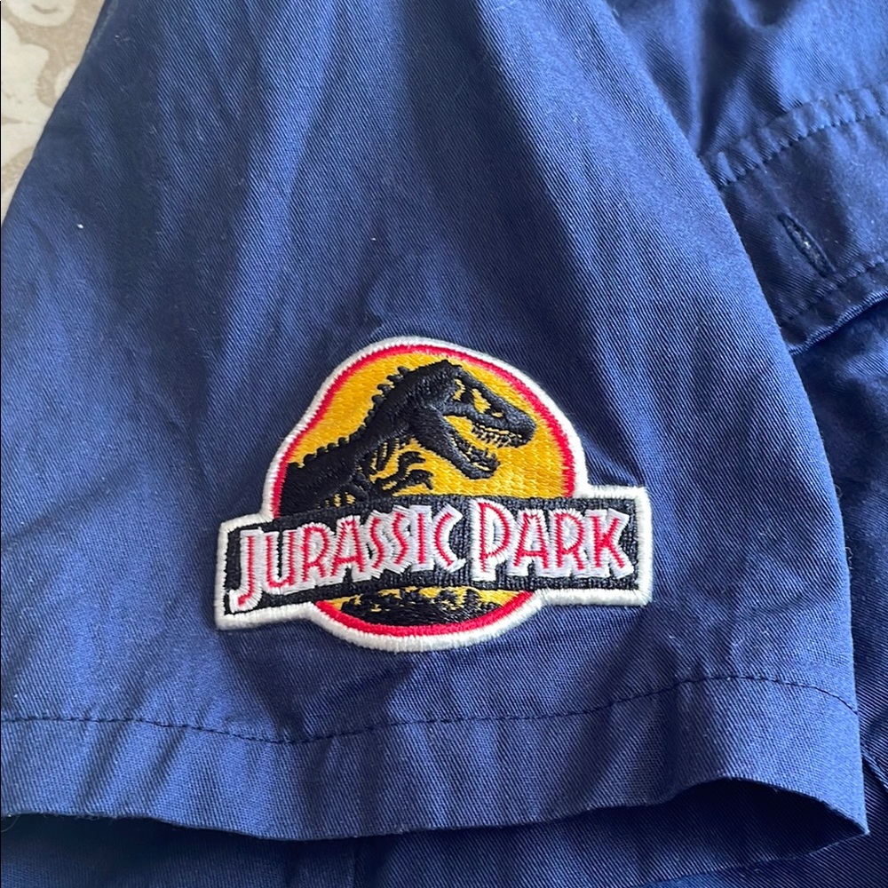 Blue Park Ranger Shirt Jurassic Park - Original from Korea - Picture 3 of 8